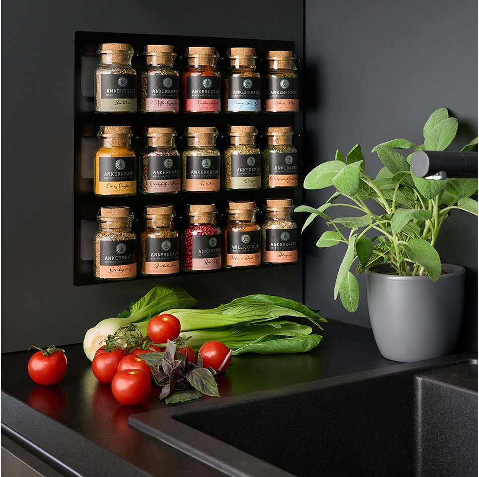 Ankerkraut Gewürz Großes Regal-Set, Ankerkraut Großes Regal-Set mit Gewürzen - Gewürzmischung Zubehör – Bild 3 von 5