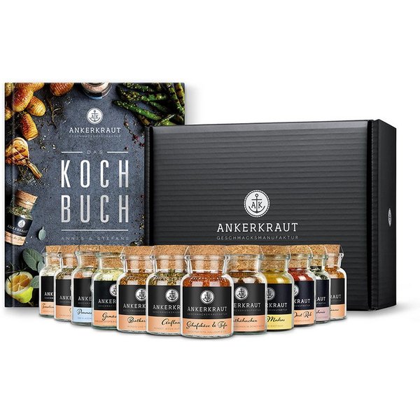 Ankerkraut Gewürz Kochbuch-Set, Ankerkraut Kochbuch-Set - Gewürzmischung Kochen