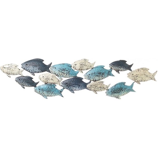 Annastore Wanddekoobjekt Wanddeko Fische oder Segelschiffen aus Metall - Wandskulptur