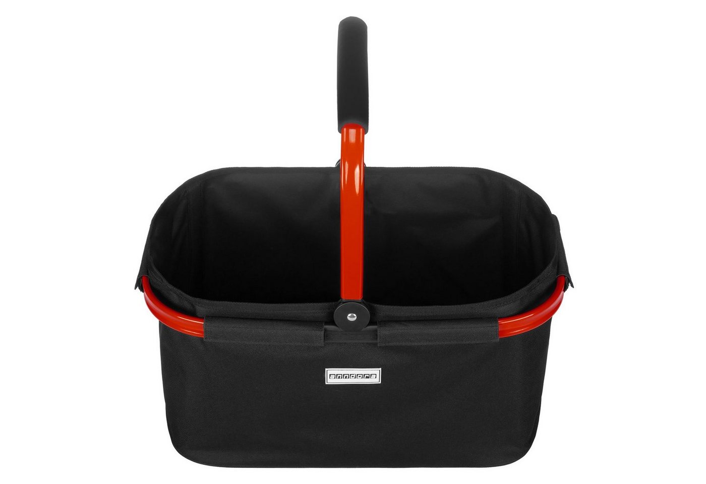 anndora Einkaufskorb mit stabilem Aluminiumrahmen, 22 l, Stoff durch Klettverschluss leicht abnehmbar zum Reinigen – Bild 5 von 5