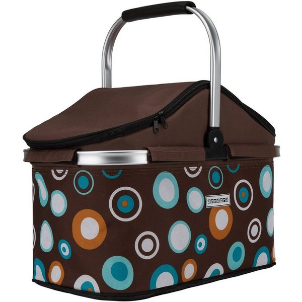 anndora Einkaufskorb thermo Shopper mit Kühlfunktion, 25 l, isolierter Deckel mit Reißverschluss - wasserdichter Boden