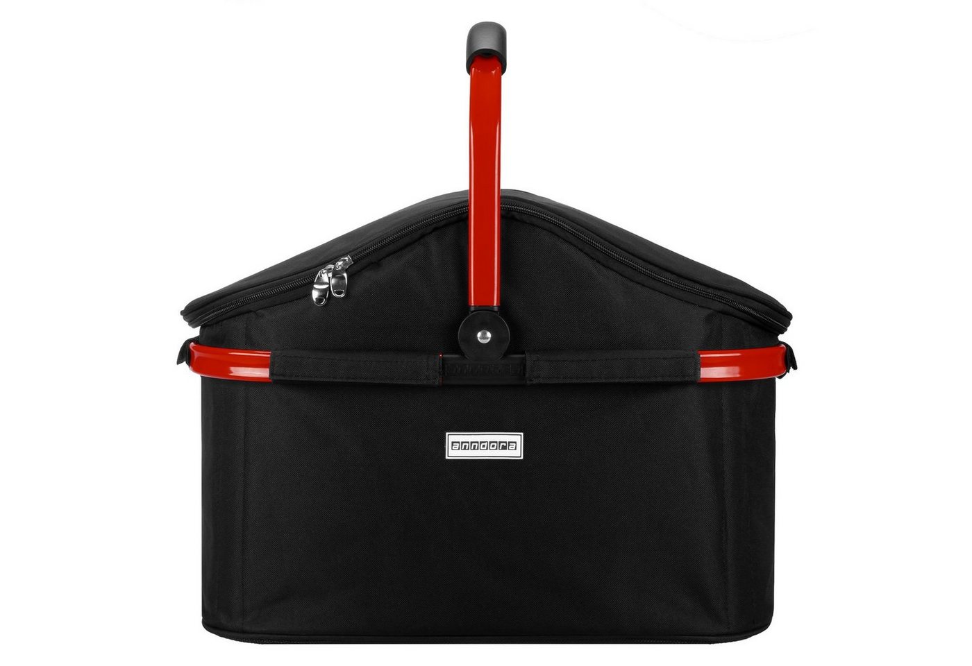 anndora Einkaufskorb thermo Shopper mit Kühlfunktion, 25 l, isolierter Deckel mit Reißverschluss - wasserdichter Boden – Bild 3 von 5