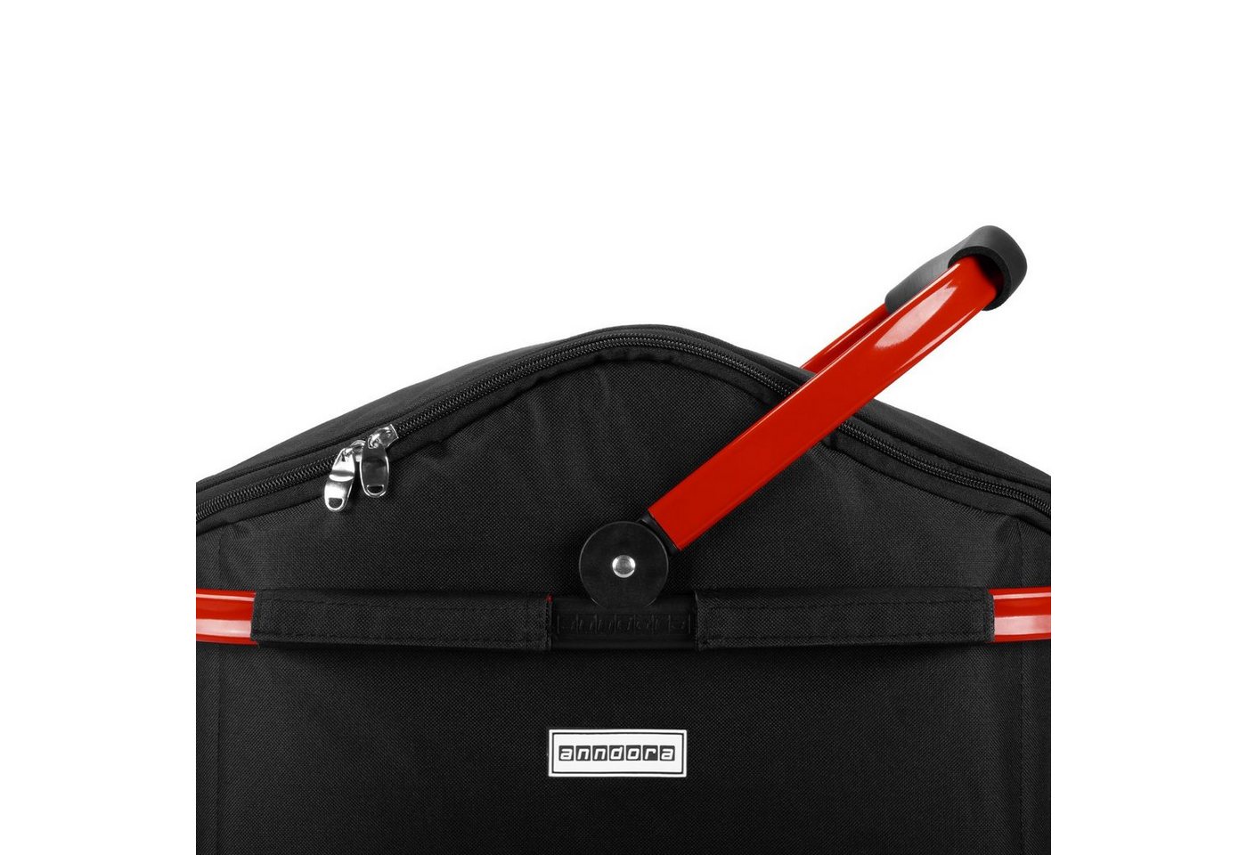 anndora Einkaufskorb thermo Shopper mit Kühlfunktion, 25 l, isolierter Deckel mit Reißverschluss - wasserdichter Boden – Bild 5 von 5