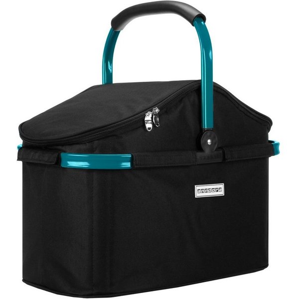 anndora Einkaufskorb thermo Shopper mit Kühlfunktion, 25 l, isolierter Deckel mit Reißverschluss - wasserdichter Boden