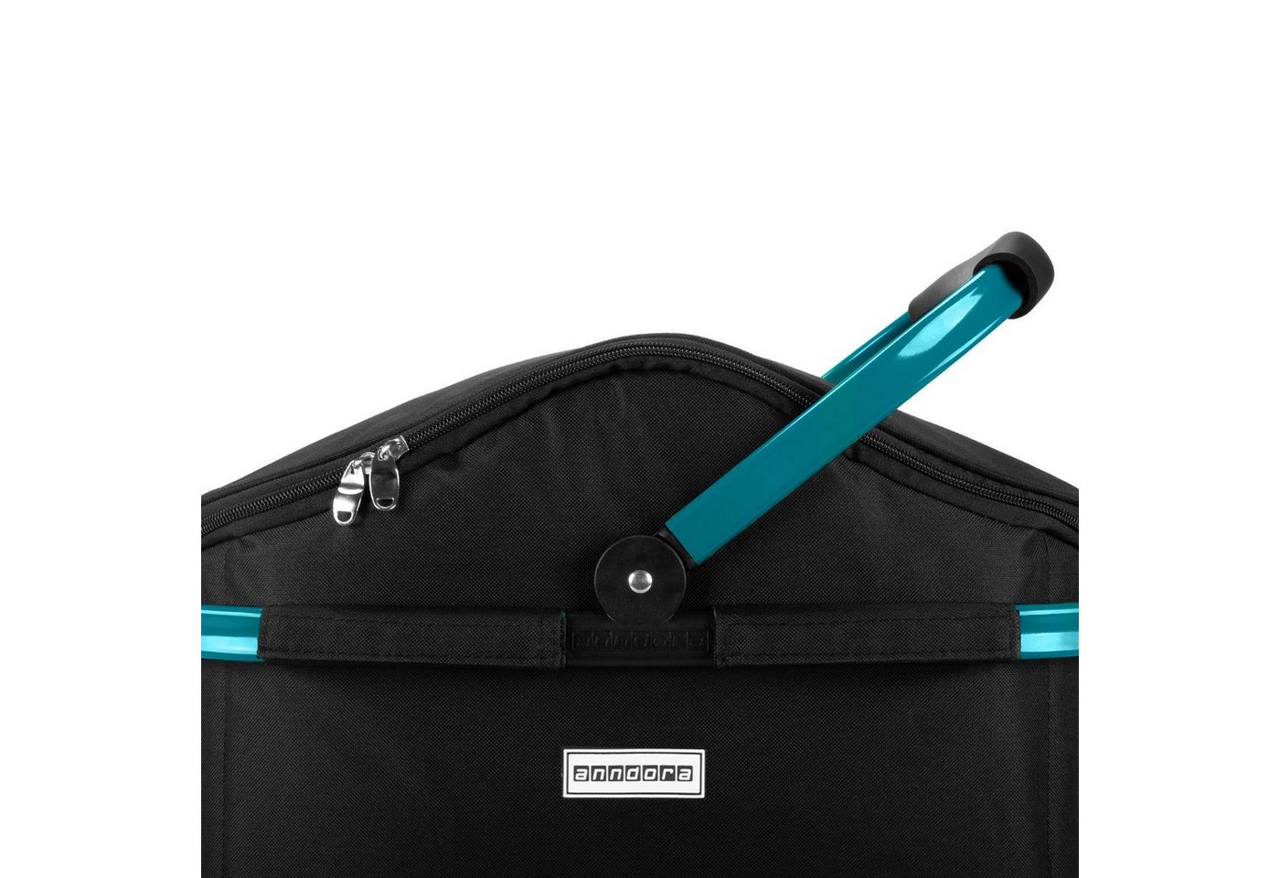 anndora Einkaufskorb thermo Shopper mit Kühlfunktion, 25 l, isolierter Deckel mit Reißverschluss - wasserdichter Boden – Bild 5 von 5