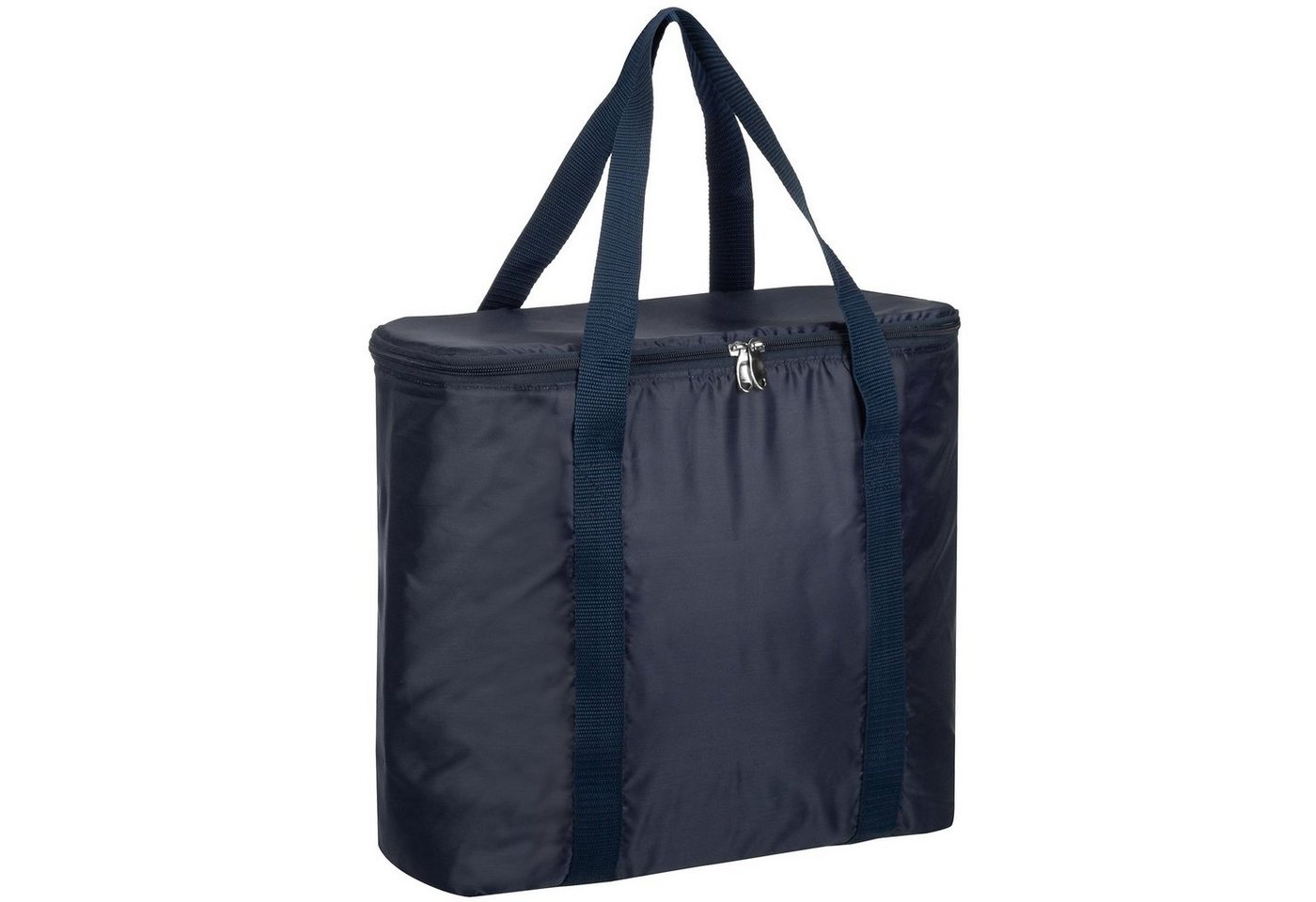 anndora Shopper 2 in 1 Doppeltasche Einkaufstasche mit Kühlfunktion, Isoliertasche mit Reißverschluss - Tragehenkel an beiden Taschen – Bild 4 von 5