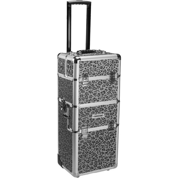 anndora Trolley Beautycase Reisekoffer Rollkoffer, 2 Rollen, variable Fächeraufteilung - abnehmbarer Tragegurt