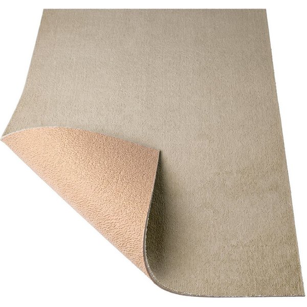 ANRO Badematte AquaComfort Meterware Mikrofaser Schlingen-Badläufer 60/90 cm Breite, Höhe 3 mm, rutschhemmender Rücken, Fußbodenheizung geeignet, zuschneidbar, 