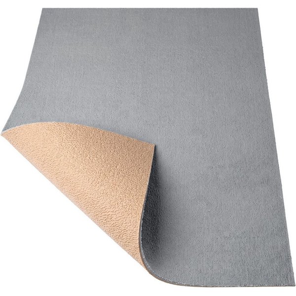 ANRO Badematte AquaComfort Meterware Mikrofaser Schlingen-Badläufer 60/90 cm Breite, Höhe 3 mm, rutschhemmender Rücken, Fußbodenheizung geeignet, zuschneidbar, 