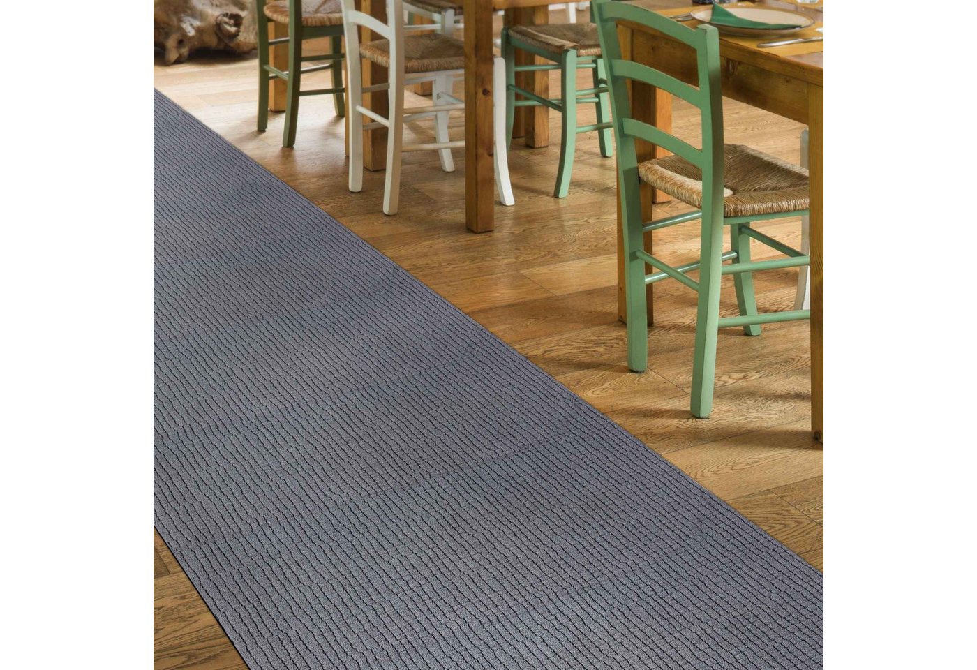 ANRO Küchenläufer Flurläufer WILSON Premium Teppichläufer Textil, Eckig, Höhe: 3 mm, Velour – Bild 5 von 5