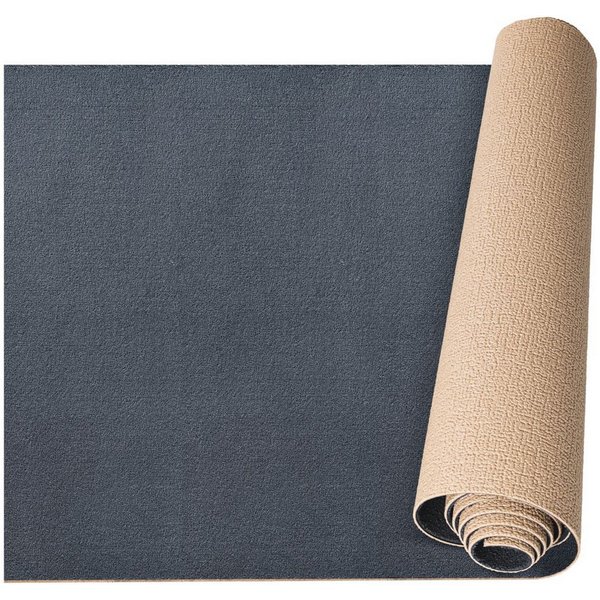 ANRO Küchenläufer HomeLoop Meterware Mikrofaser Küchenmatte rutschhemmender Rücken, Rechteckig, Höhe: 3 mm, saugstark zuschneidbar Größe: 100x60cm Anthrazit