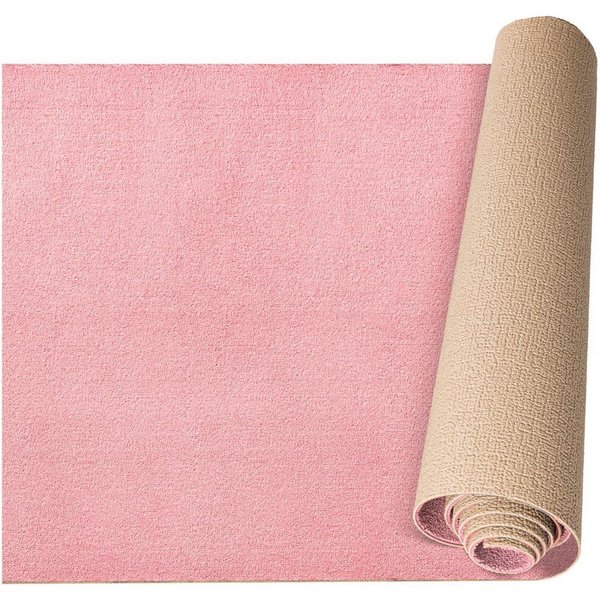 ANRO Küchenläufer HomeLoop Meterware Mikrofaser Küchenmatte rutschhemmender Rücken, Rechteckig, Höhe: 3 mm, saugstark zuschneidbar Größe: 100x60cm Einfarbig Ros