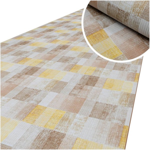 ANRO Küchenläufer Küchenteppich Teppichläufer Läufer EADA, Eckig, Höhe: 3 mm, PVC