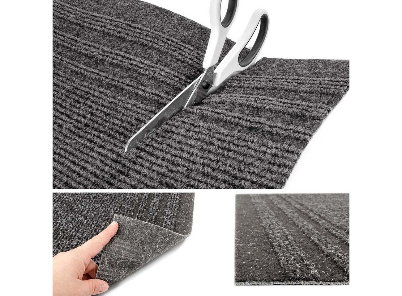 ANRO Läufer Teppich Flurläufer Läufer Textil PASSAT, Eckig, Höhe: 5 mm, Textil – Bild 3 von 3