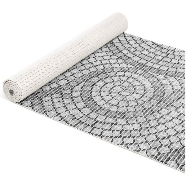 ANRO Schaum-Badematte Antirutschmatte Weichschaummatte Badezimmer Entspannung, Höhe 5 mm, wasserdurchlässig, pflegeleicht, Rillen, rutschhemmend, Drainage Effek