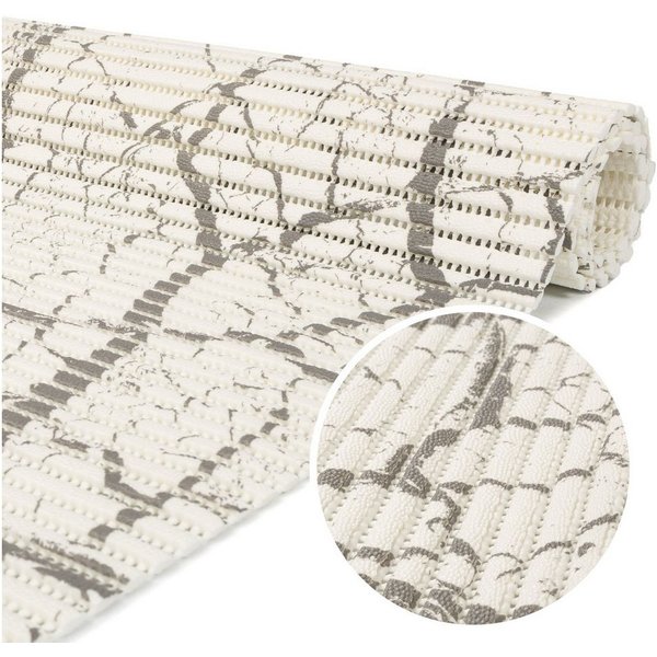 ANRO Schaum-Badematte Antirutschmatte Weichschaummatte Badezimmer Premium, Höhe 5 mm, wasserdurchlässig, pflegeleicht, Rillen, rutschhemmend, Drainage Effekt, s