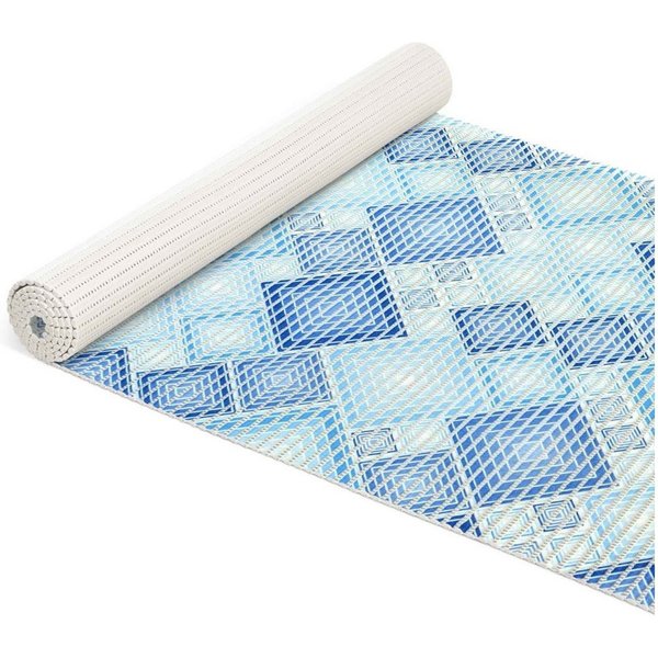 ANRO Schaum-Badematte Antirutschmatte Weichschaummatte Badezimmer Entspannung, Höhe 5 mm, wasserdurchlässig, pflegeleicht, Rillen, rutschhemmend, Drainage Effek