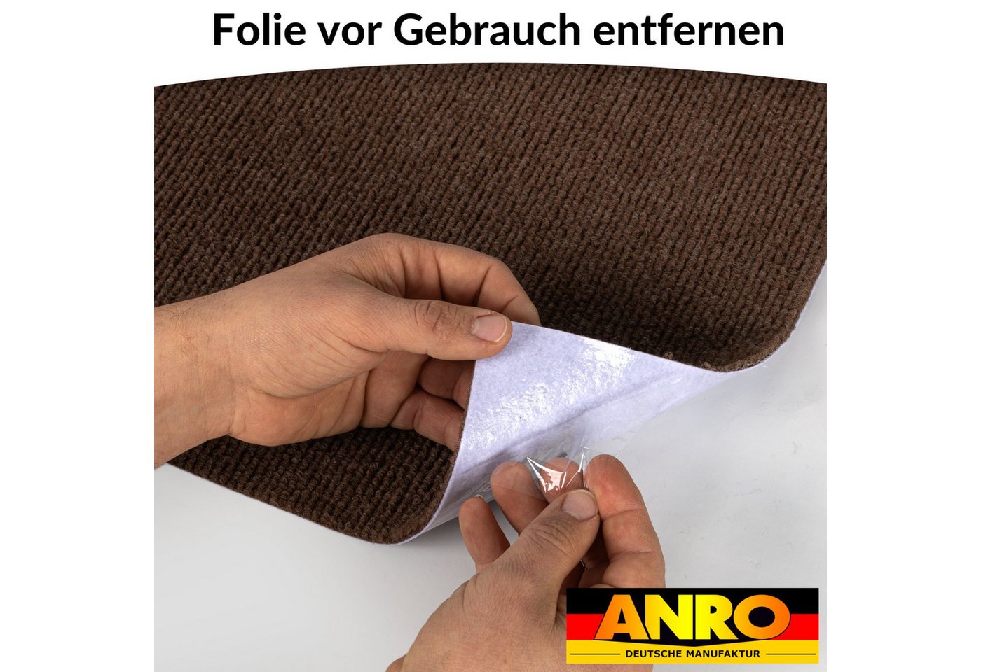 ANRO Stufenmatte Stufenschutz NEMESIS Treppenschutz Treppenmatte, Rechteck, selbsthaftend geruchsarm 20x50cm rutschsischer, anpassbar – Bild 5 von 5