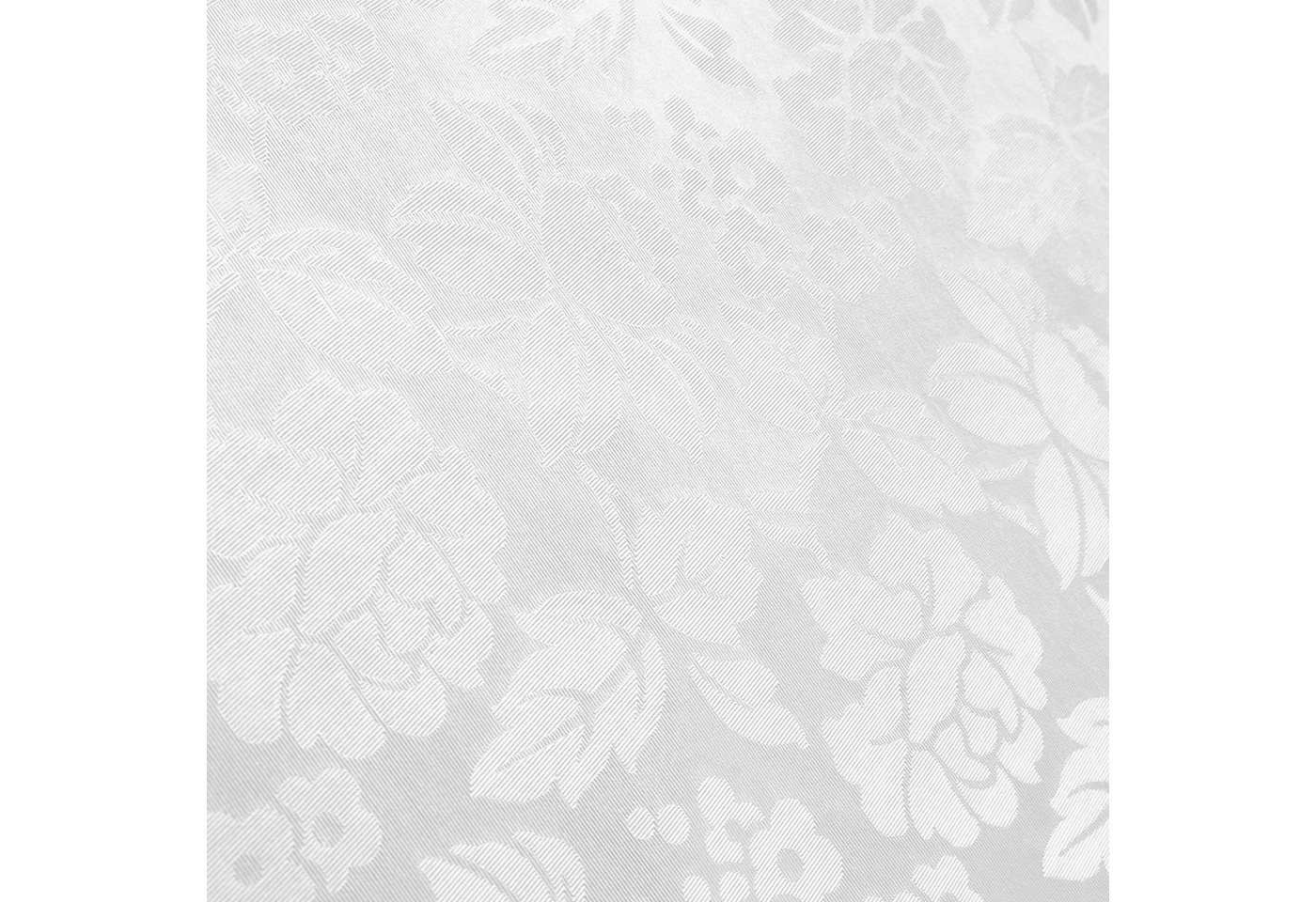 ANRO Tischdecke Wachstuchtischdecke Gartentischdecke Wachstischdecke (Einzelstück 1-tlg), Damast 140x100cm wasserabweisend mit Saum – Bild 4 von 4