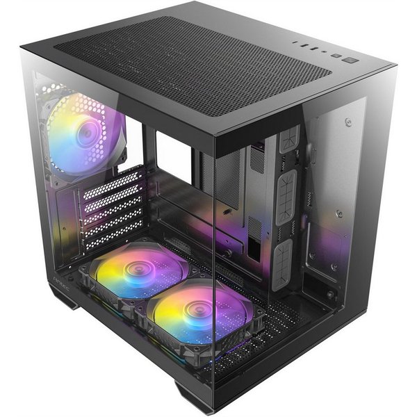 Antec PC-Gehäuse CX60M ARGB PC Gehäuse Mini Tower Micro-ATX