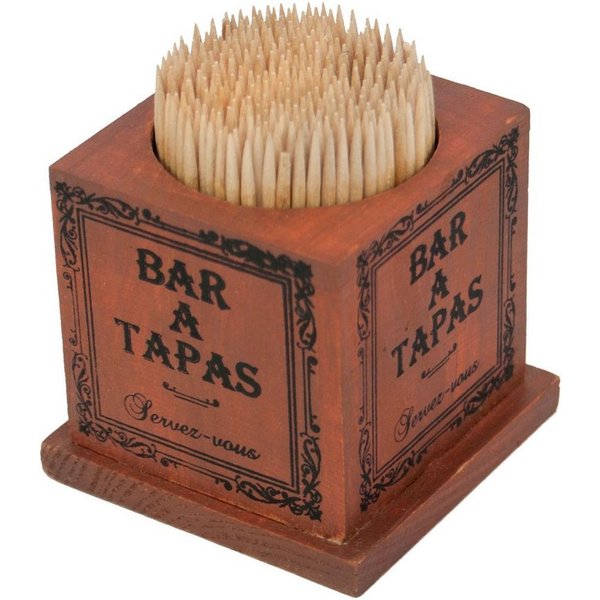 AnticLine Zahnstocherspender Zahnstocherhalter Zahstocherspender Holz Bar Tapas Antic Line DEC9964