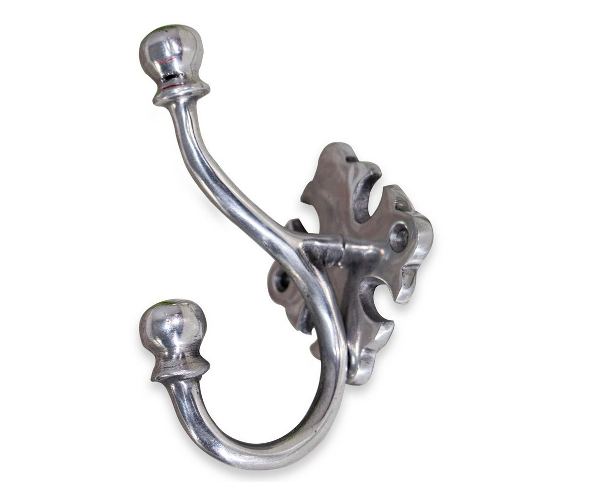 Antikas Wanddekoobjekt Garderobenhaken, Groß, aus Aluminium, Kleiderhaken im antiken Design – Bild 4 von 4