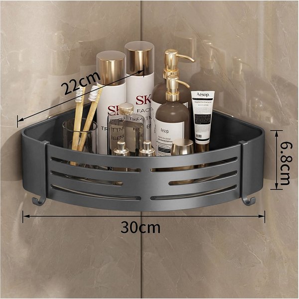 ANYSUN Duschregal Duschablage ohne Bohren Badezimmer Organizer,Badregal Duschregal, 1-tlg., Duschkörbe für Bad Küche Toilette