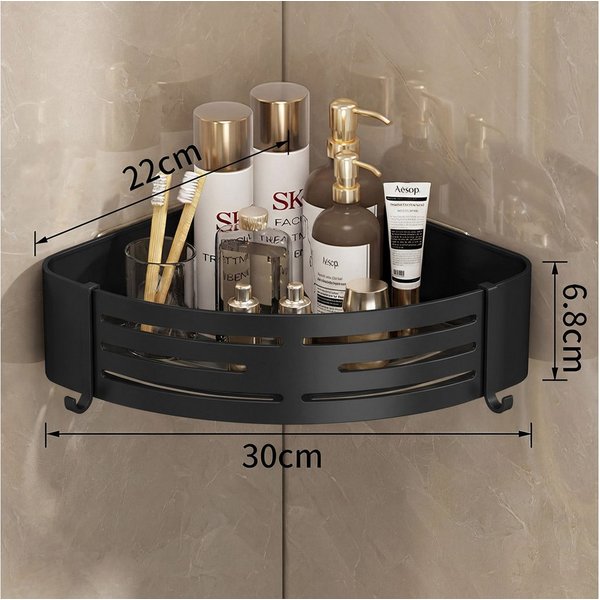 ANYSUN Duschregal Duschablage ohne Bohren Badezimmer Organizer,Badregal Duschregal, 1-tlg., Duschkörbe für Bad Küche Toilette