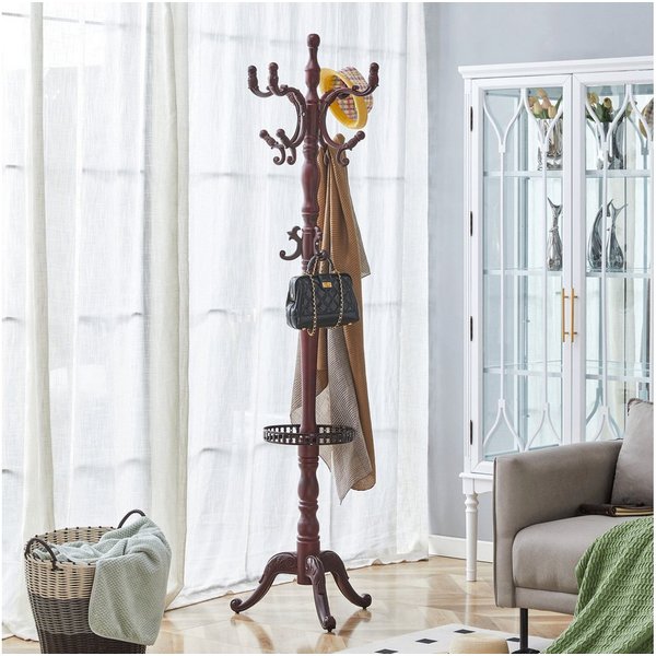 ANYSUN Garderobenständer Kleiderständer, Vielseitiger europäischer Kleiderständer, (Eingang Schlafzimmer,Schlafzimmer Mantelhalter), stabil, einfach zu montiere