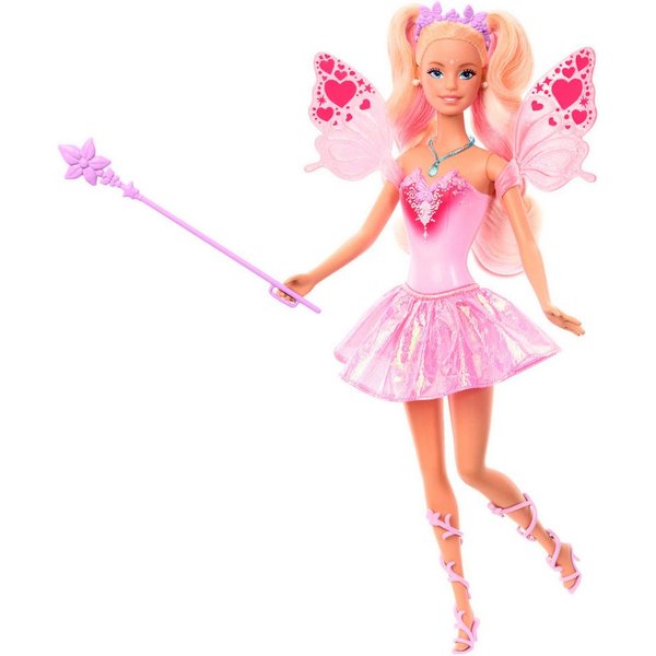 Barbie Anziehpuppe Barbie Fee mit Farbwechseleffekt
