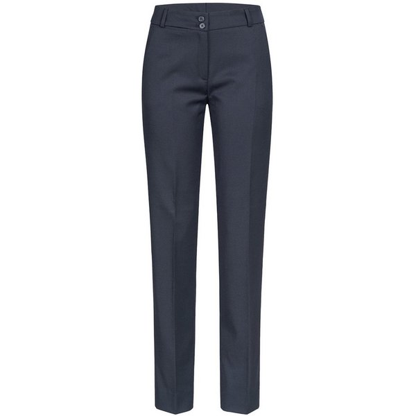 GREIFF Anzughose Greiff Corporate BASIC Damen Business-Hose Slim-Fit Marine