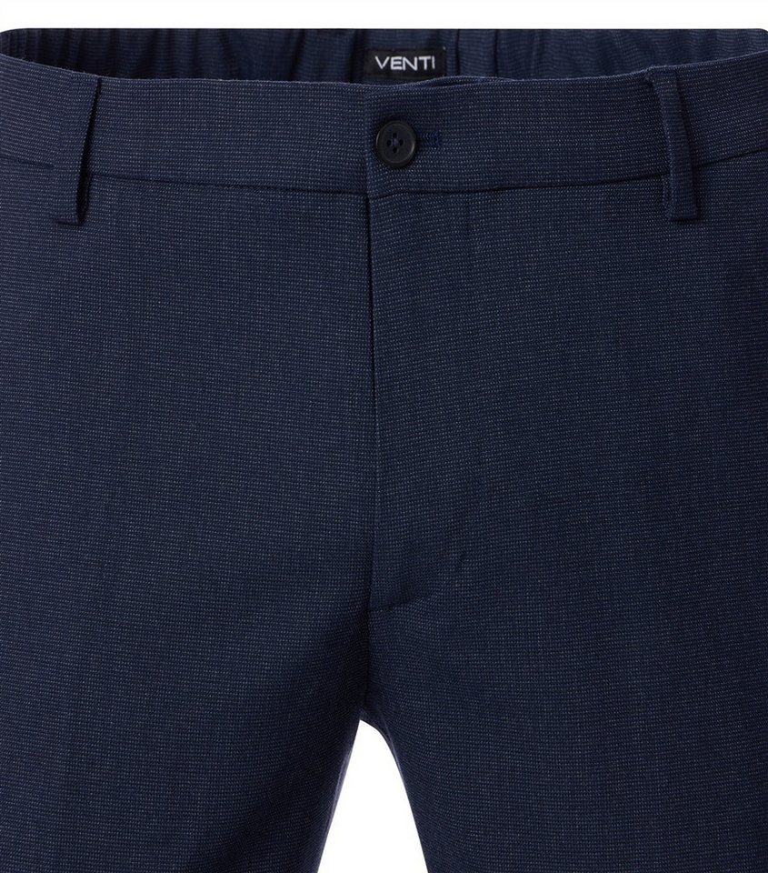 VENTI Anzughose VENTI Herren Anzughose FORMAL Polyestermix Stretch Marine – Bild 3 von 4