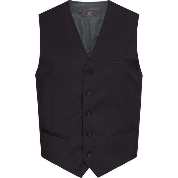 GREIFF Anzugweste Greiff Corporate Anzugweste BASIC Herren OEKO TEX® Schwarz