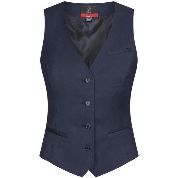 GREIFF Anzugweste Greiff Modern WITH 37.5® Damen Business-Weste Regular Dunkelblau