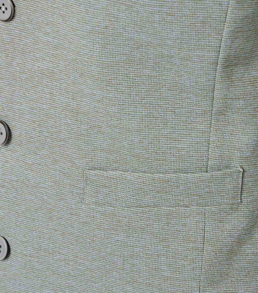 VENTI Anzugweste VENTI Herren Anzugweste FORMAL V-Neck Polyestermix Hellgrün – Bild 4 von 4