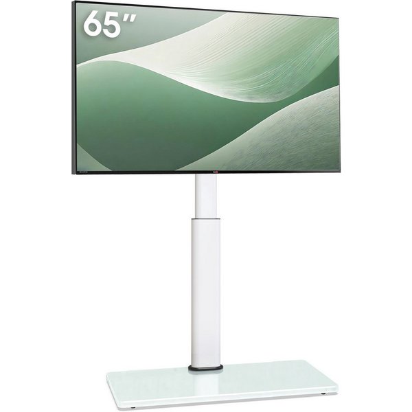 AOKCOS TV-Ständer höhenverstellbar, -2° bis 10° neigbar, ±30° schwenkbar, 32-65 Zoll, (bis 65 Zoll, mit Kabelmanagement, rutschfeste Füße)