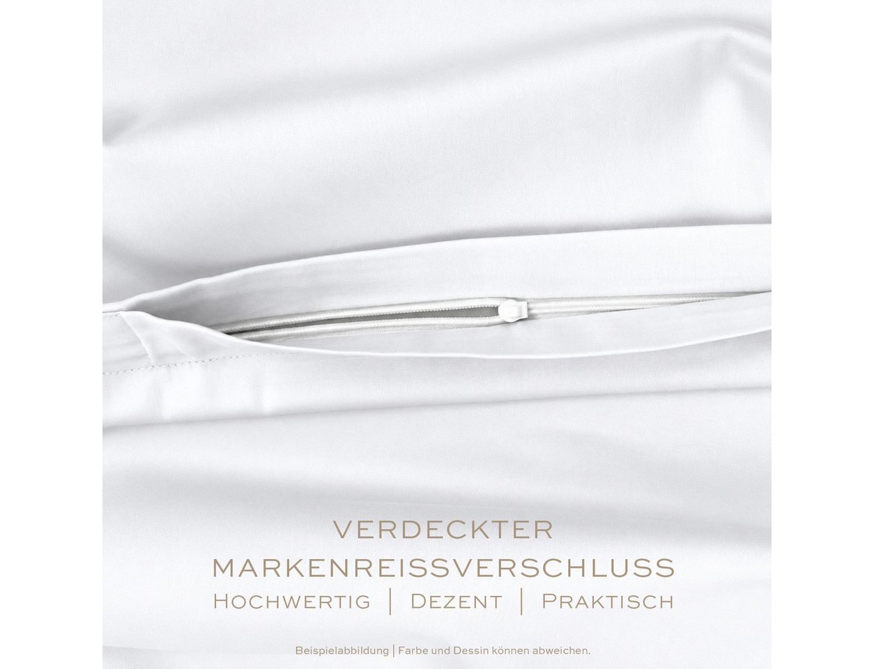 APELT Bettwäsche Kolibri, Mako-Satin, 2 teilig, stylische bunte Vögel – Bild 3 von 5