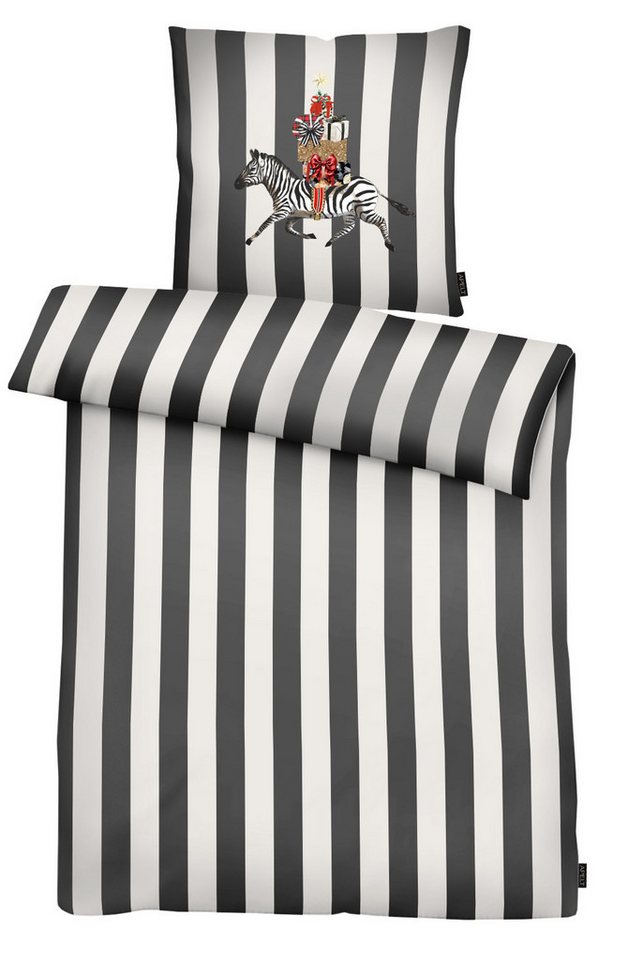 APELT Bettwäsche Pepe, Satin (Bio-Baumwolle), 2 teilig, Bettwäsche-Set mit Reißverschluss, Baumwoll-Satin, Digitaldruck – Bild 2 von 3