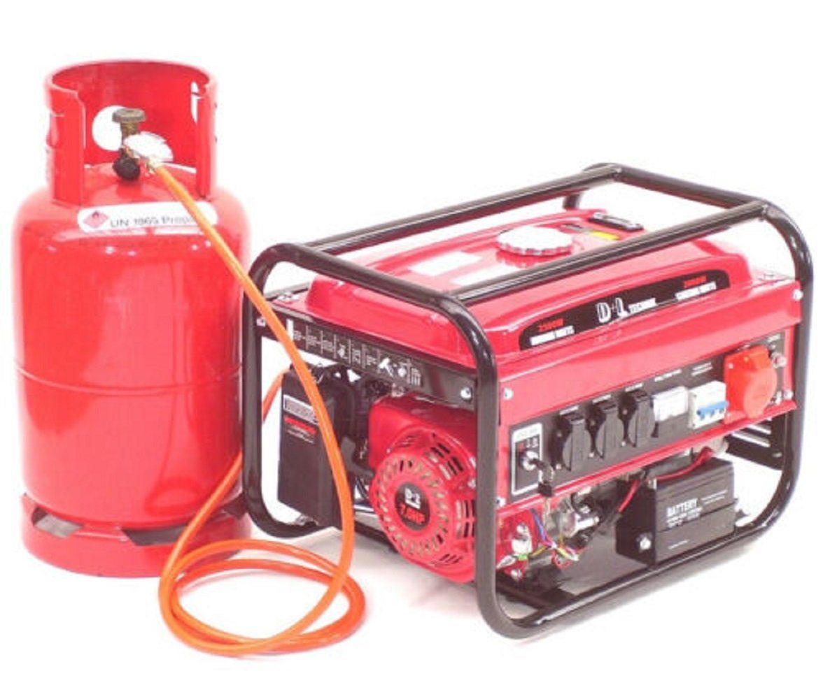 Apex Stromgenerator Gas- u. Benzin-Generator Stromerzeuger 2800 LPG E-Start 06290, (1-tlg) – Bild 2 von 5