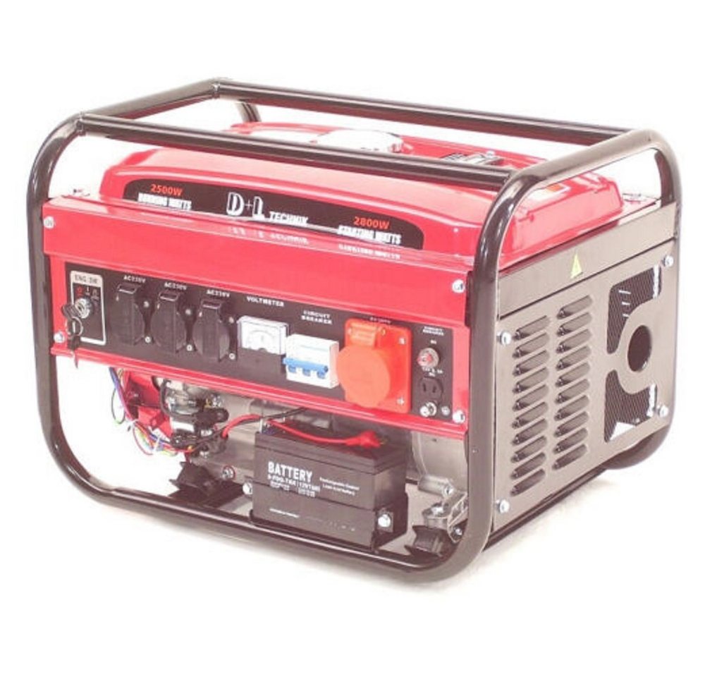 Apex Stromgenerator Gas- u. Benzin-Generator Stromerzeuger 2800 LPG E-Start 06290, (1-tlg) – Bild 4 von 5