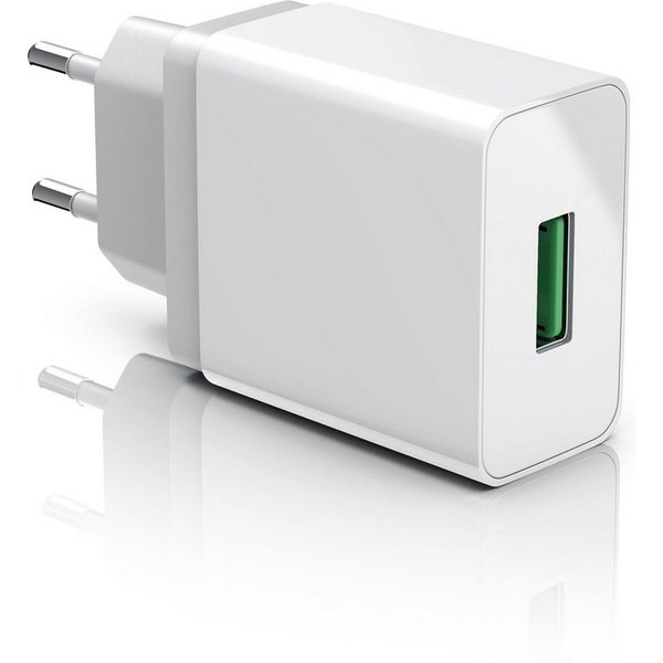 Aplic mit Schnellladefunktion, 18W Quick Charge 3.0, Ladeadapter, Netzteil USB-Ladegerät (3000 mA, 1-tlg., Quick Charge 3.0 USB-Ladegerät 1x USB A QC 3.0 Port /
