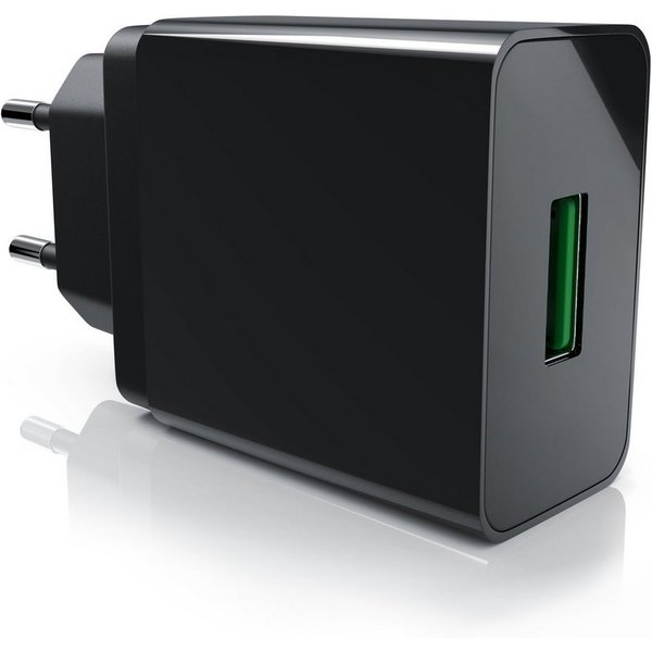 Aplic mit Schnellladefunktion, 18W Quick Charge 3.0, Ladeadapter, Netzteil USB-Ladegerät (3000 mA, 1-tlg., Quick Charge 3.0 USB-Ladegerät 1x USB A QC 3.0 Port /
