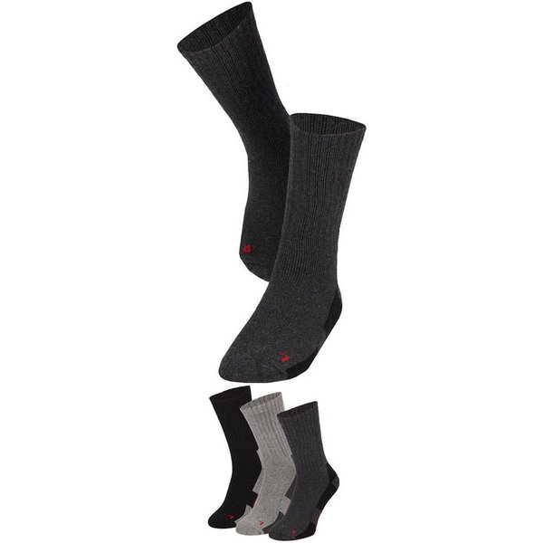 Apollo Basicsocken THERMAL/TRACKING SOCKS (3er Pack) Unisex mit wärmenden Merinowoll-Anteil