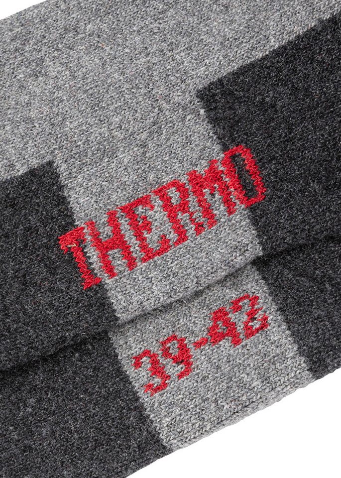 Apollo Basicsocken THERMAL/TRACKING SOCKS (3er Pack) Unisex mit wärmenden Merinowoll-Anteil – Bild 3 von 5