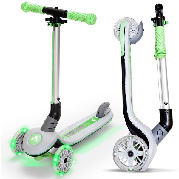 Apollo Dreiradscooter Whizzie LED, Kinderroller, klappbarer Dreirad Scooter, höhenverstellbar, ab 3 Jahre