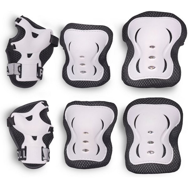 Apollo Protektoren-Set Schoner Set Kinder, Knie und Ellenbogenschützer Kinder, Protektoren (Ellenbogenschutz, Handgelenkschutz, Knieschutz), elastisch & verstel