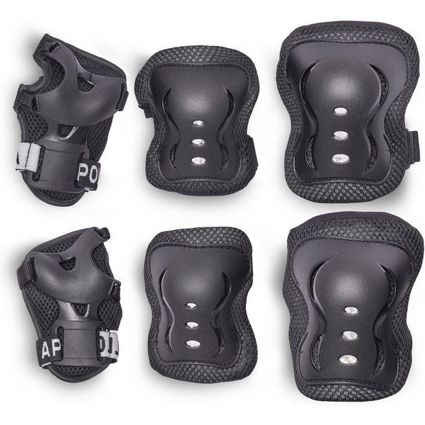 Apollo Protektoren-Set Schoner Set Kinder, Knie und Ellenbogenschützer Kinder, Protektoren (Ellenbogenschutz, Handgelenkschutz, Knieschutz), elastisch & verstel