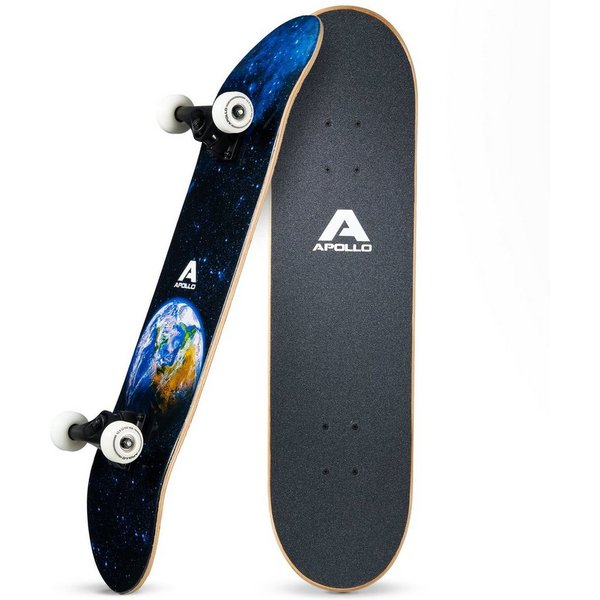 Apollo Skateboard Skateboard Kinder und Erwachsene Wood Board, Kinder Skateboard ab 6 Jahre
