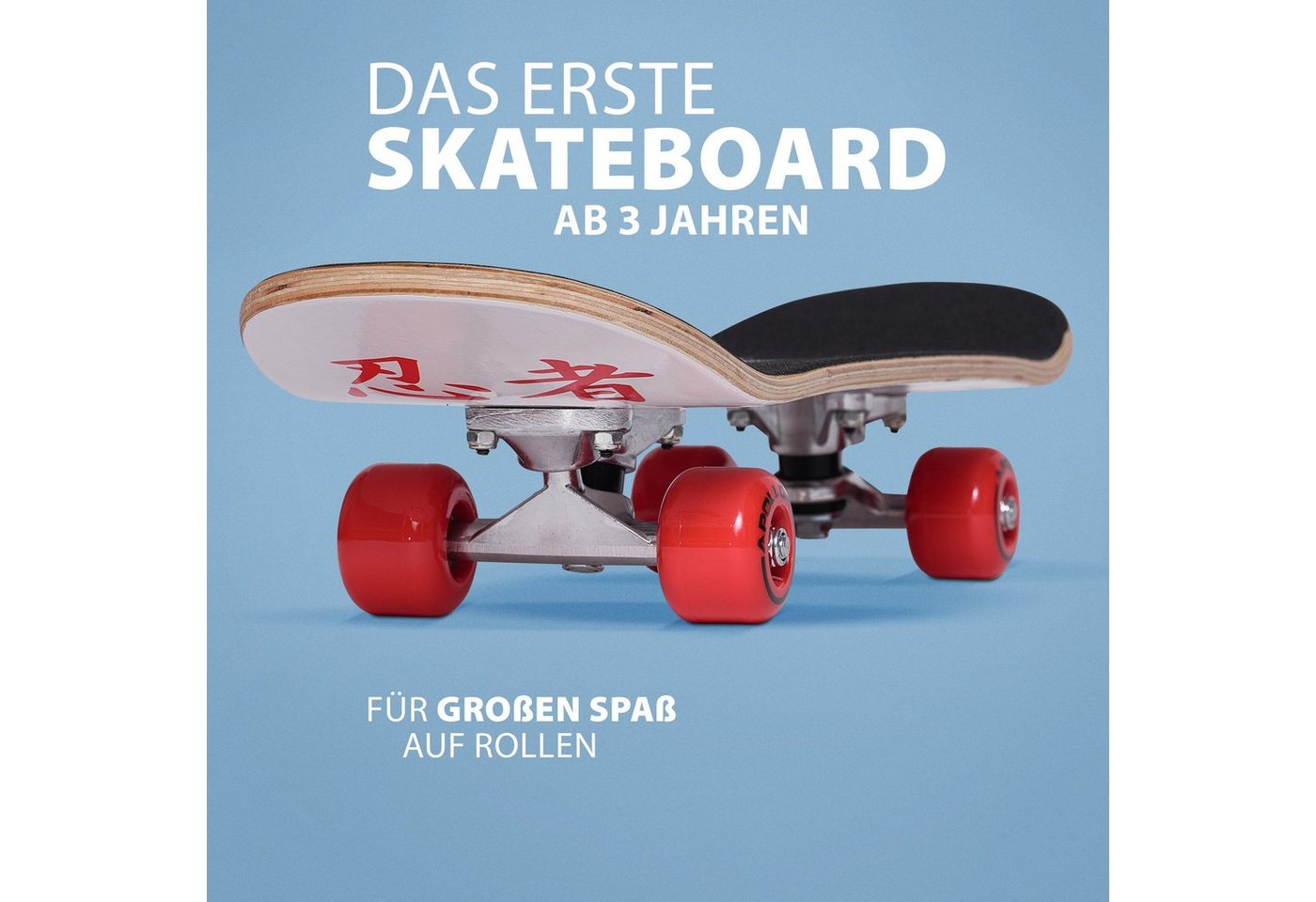 Apollo Skateboard Kinderskateboard 24" Kinder, Longboard, ABEC 3 und Aluminium Achsen – Bild 2 von 5