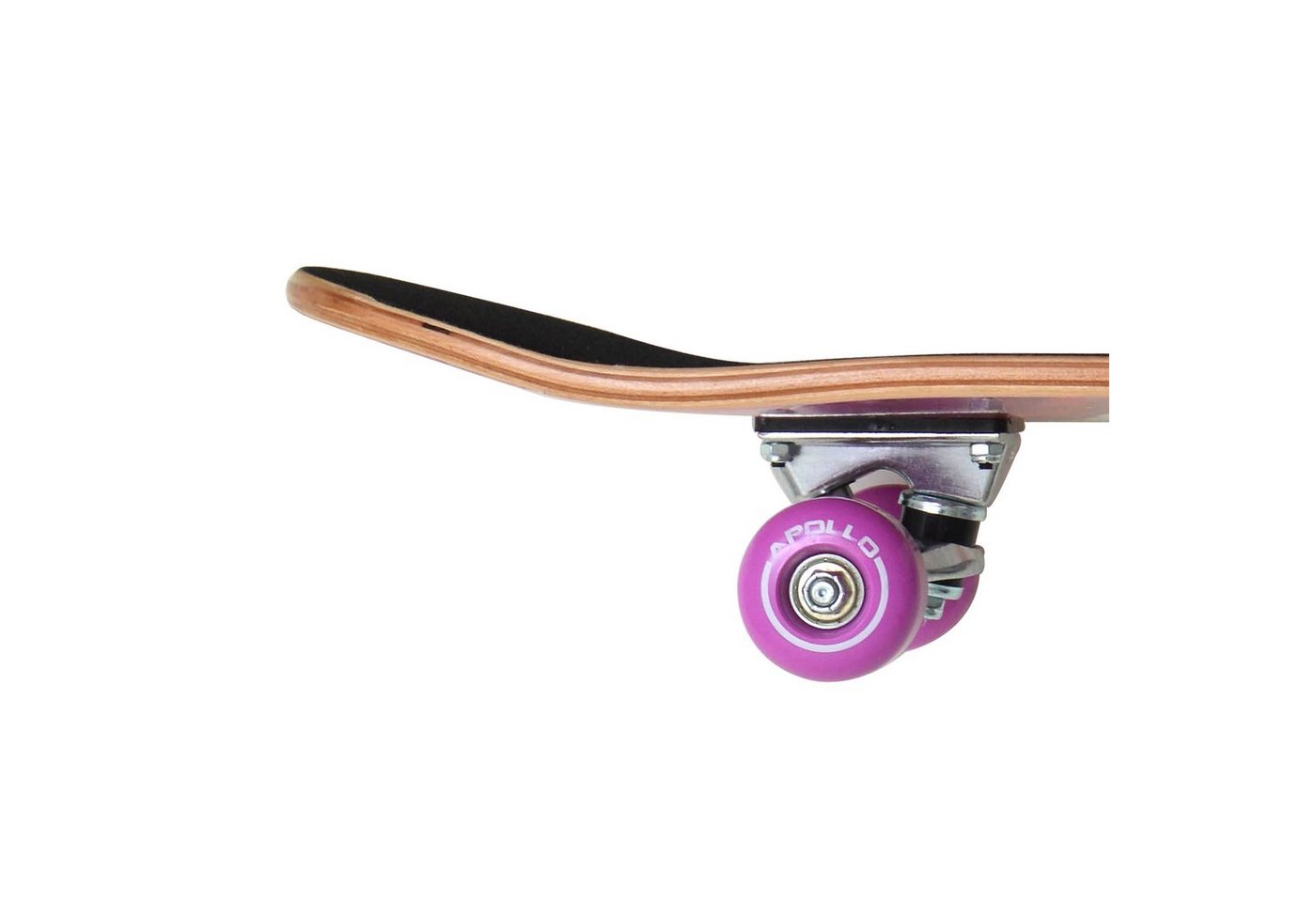 Apollo Skateboard Kinderskateboard 28" Kinder, Longboard, für Kids und Teens, ABEC 3 und Aluminium Achsen – Bild 3 von 5